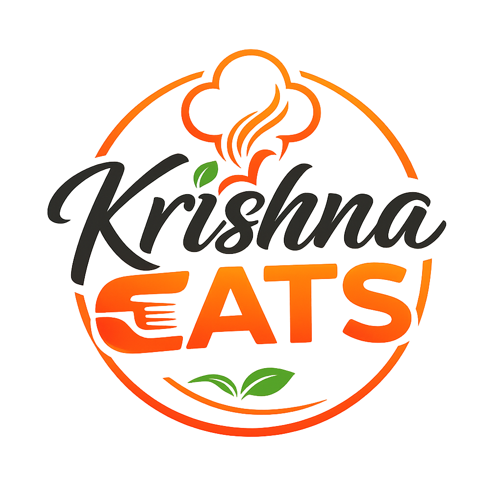 Krishna eats